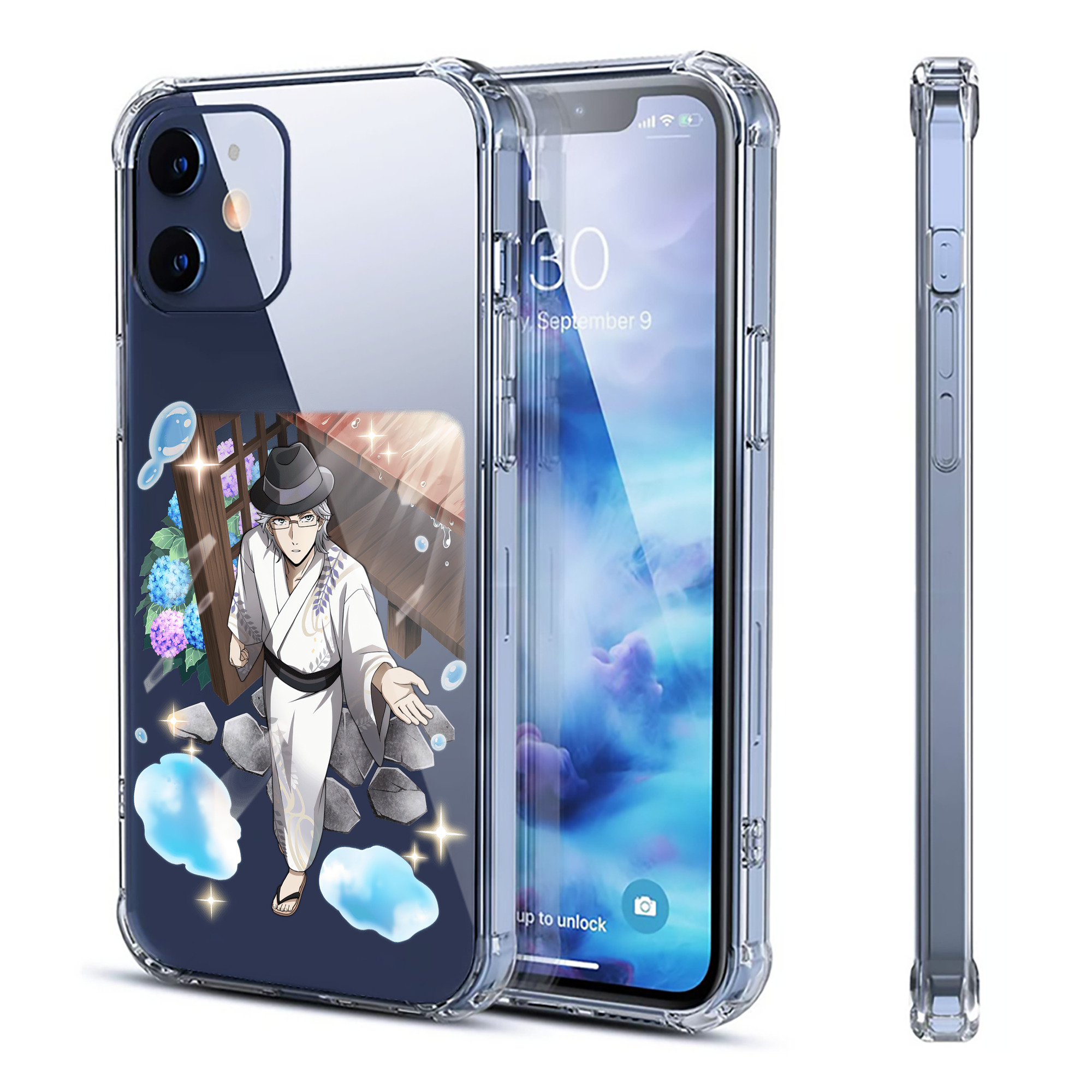 （画像用） 文豪ストレイドッグス Bungo Stray Dogs 【iPhone 12シリーズ対応】透明スマホケース（クリアソフトケース）